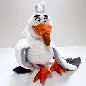 Disney’s UK The Little Mermaid Scuttle Plush With Dangling Legs- Very Clean